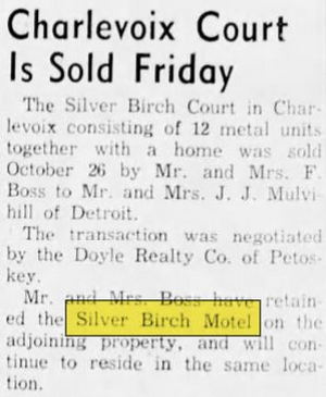 Silver Birch Motel - Oct 1956 Article (newer photo)